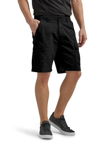 Image of AVANOVA Men's Cargo Shorts with Elastic Waist - Lightweight Cotton Casual Summer Shorts for Gym, Travel & Outdoor Wear | Multi-Pocket Comfy Fit Dailywear Bottoms ((Shorts 264)