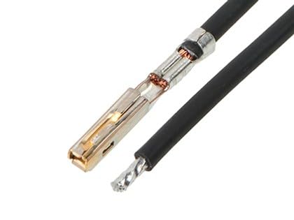 Molex/Waldom, 216301-1202, Cable Assembly TXL 0.15m 18AWG Crimp Terminal 1 POS F Crimp Bag (90 Item/s)