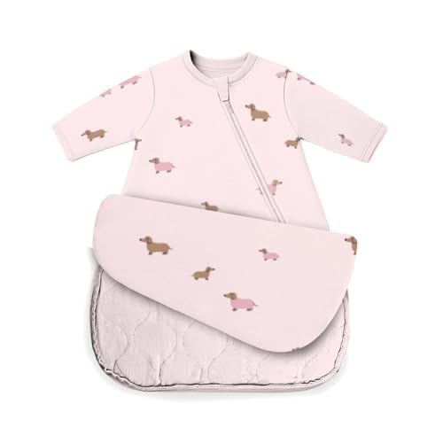 Image of GUNAMUNA Long-Sleeve Transitional Swaddle Sleep Bag - Soothes Infants, Easy Diaper Changes with WONDERZiP
