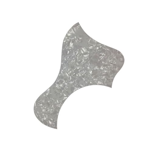 Pickguard guitare folk type oiseau blanc nacré pour jouer sur scène