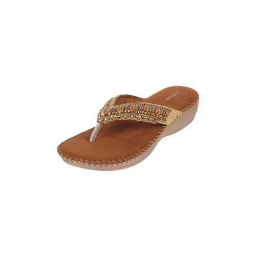 Image of Mochi Women Ethnic & Comfort Slip-on Sandal