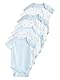 NEXT Kurzärmelige Baby-Bodys mit Bärendesign, 7er-Pack Blau 6-9 Monate