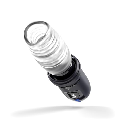 Bed Geek Masturbatore Maschile Rotante - Ricaricabile USB, 5 Modalità di Spinta & 9 Modalità di...
