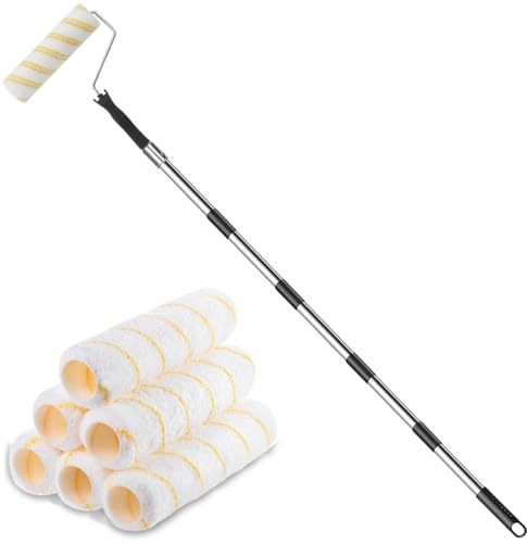 HeaHap Verfroller met verlengde afneembare verdikte handgreep