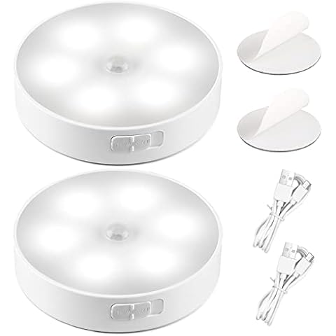 Livired Luz Nocturna Sensor Movimiento USB Recargable Cover