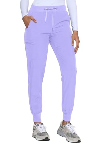 Image of COZYFIT Womens Scrub Pants - Soft Stretch Yoga Style with 5 Pockets, Slim Fit Jogger Scrubs Pants for Women