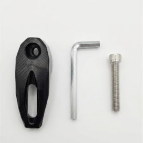 MPD-1026-020BL Bag Hook CNC Aluminium H/Duty Usable Compatible for Aerox Black | Heavy Duty CNC Aluminum Utility Hook | Secure Helmet & Grocery Bag Holder |Motorcycle Accessory.Moto Planet-image-4