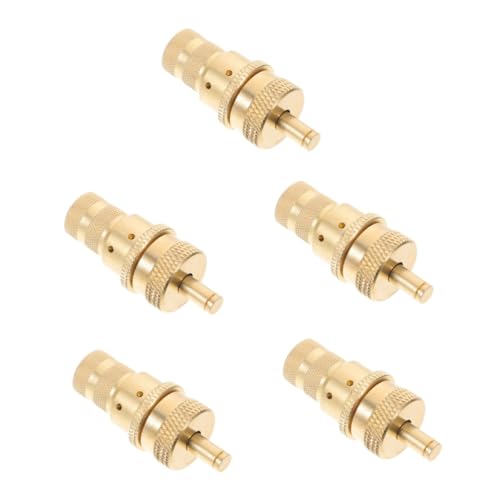 BESPORTBLE 5pcs Tapas Decorativas de Válvula para Neumáticos con Material de Cobre Resistente para Autos y Motos miniatura 1