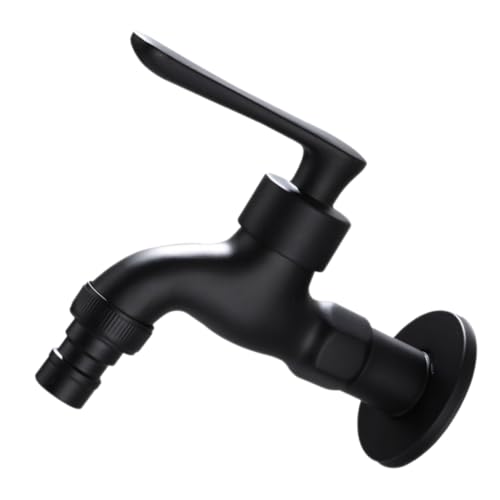 NULYLU 洗濯機用蛇口 無垢銅製 シングルレバー式 ユーティリティシンク用 ランドリールーム モップシンク対応