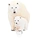 Polar Bear Mother and Cub Nightlight by Ibis & Orchid Design