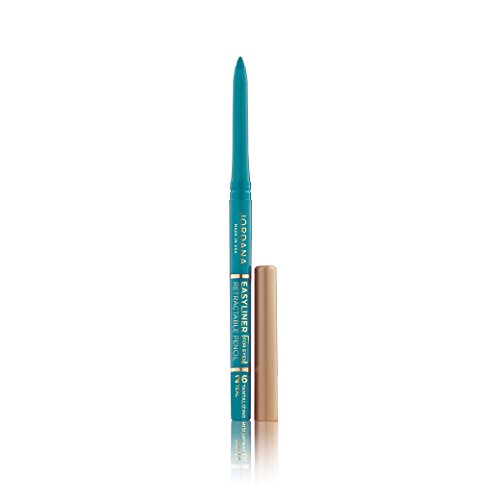 (6 Pack) JORDANA Easyliner For Eyes Retractable Pencil Tantalizing Teal