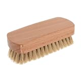 BESPORTBLE Cepillo De Limpieza para Calzado con Cerdas De Jabalí y Mango De Madera para Pulir y Brillar Zapatos Color Aleatorio