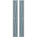 Ekena Millwork ARW102BF207X71SBH Americraft Exterior Real Wood Two Equal Panel Framed Board-n-Batten Shutters w/Double Z-Bar (Per Pair), 7"W x 71"H, Peaceful Blue