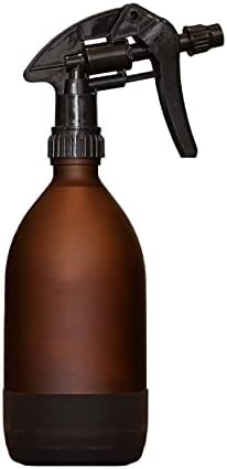Ultra Reliable Glass Spray Bottle for Cleaning 500ml | Mist and Jet Spray and Non-slip Base | Reusable Eco Empty Spray Bottle