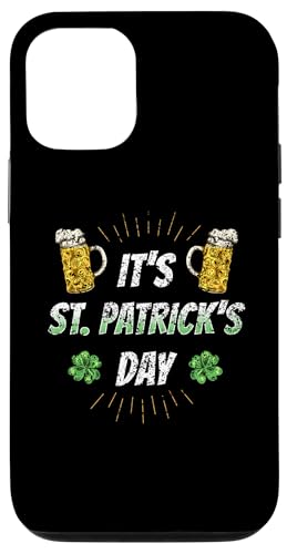 It's St. Patrick's Day �A�C���b�V�� �Q�[���� ���p�g���b�N�̓� �A�C�������h �X�}�z�P�[�X iPhone 12/12 Pro �p