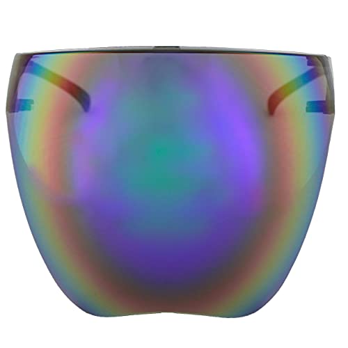 FLAWLESS EYEWEAR Futuristic Face Shield Mirrored Visor Glasses/Sunglasses for Men Women2
