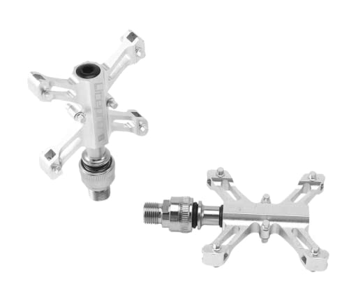 Quick Release Pedals For BROMPTON X-shape 304g Pair SILVER, PURPLE, universal - Image 2