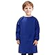 Malerkittel Kinder 8-12 Jahre, Malschürze Blau, Bastelschürze Mit Ärmeln Und Taschen, Schürze Für Schule Jungen Mädchen Zum Basteln Malen Backen Kochen
