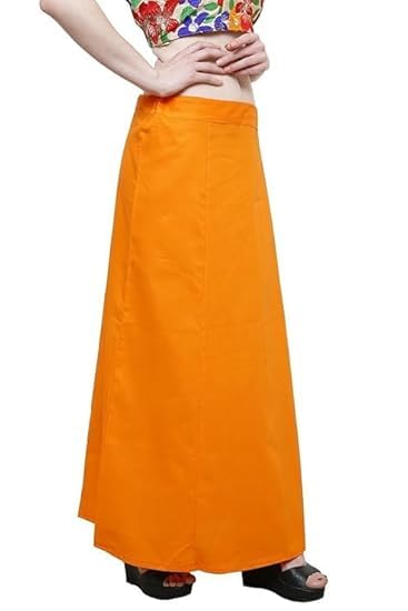 Image of Vlazom Women's Cotton Saree Petticoat - Pack of 5 Inskirts | Soft & Breathable Underskirts | Adjustable Drawstring Waist | Multicolor for Daily & Occasion Wear