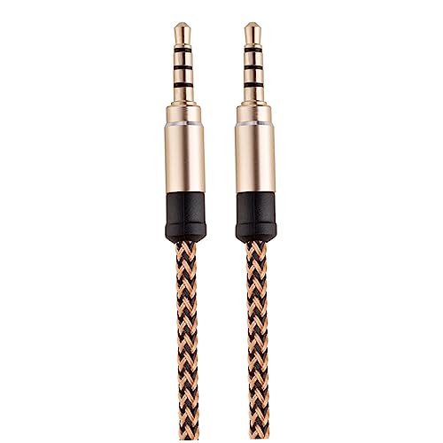 Cable de audio de nylon trenzado Artibetter macho macho para solucionar enredos en coche y hogar 4