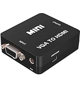 Amazon.co.jp: VGA to HDMI 変換アダプタ、 HOUREIHOU 金メッキVGA