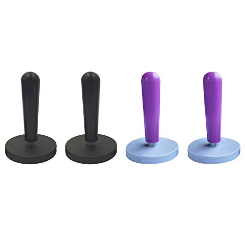 SYTASOO 4pcs Black Purple Car Vinyl Wrap Gripper Magnet Holder Tints Tool Refrigerator Magnets