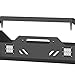 YZONA for Wrangler YJ TJ LJ Front Bumper with 12,000 LBS Winch Plate, 4 x 18W LED Lights & 2 x 4.75-ton D-rings, Off-Road Steel Bumper Compatible with 1987-2006 Jeep Wrangler YJ TJ LJ Unlimited