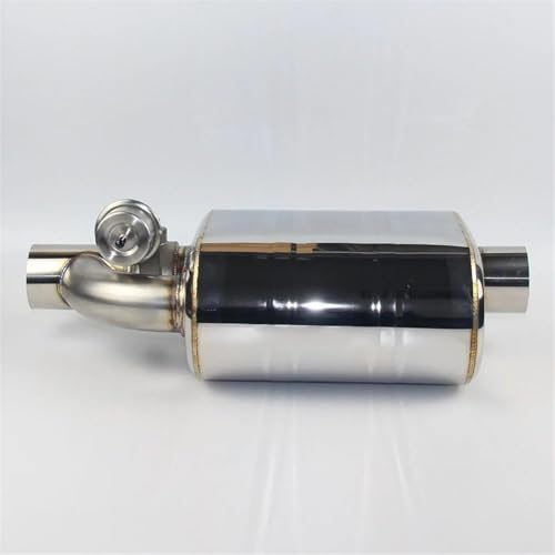 Silencieux d'échappement universel 63mm avec valve télécommandée pour un son variable - 3