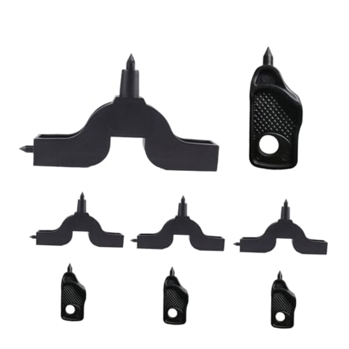 Toyvian 8 Pieces Irrigation Pipe Drilling Tool Accessories for Dripper Punch Kit Durable Plastic Tool and Use for Irrigation Systems