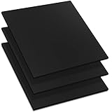 Mega Format PVC Sheet, Expanded PVC Plastic Sheets, ABS Plastic Sheet - 12" X 12" Thin Rigid Plastic