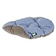 Ferplast Hundebett Relax, Hundekissen, Katzenkissen, Hundematte für Hundehütten und Autos – waschbar – aus Baumwolle mit weicher Polsterung, 43 x 30 cm. Himmelblau