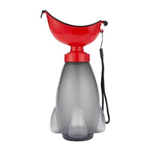 Flacon urinaire portable pour femmes - Flacon urinaire portable pour les voyages pour hommes, avec couvercle et écouvilon d'urine simple inclus | Design ergonomique,...