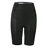 DELIMIRA Women's Shapewear Shorts Tummy Control Plus Size High Waisted Panties High Compression Thigh Slimmer Black 1X