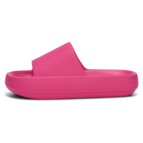 Image of Dirk Slides for Women and Men Sandals Pillow Slippers Shower Shoes Cushioned Cloud Slides