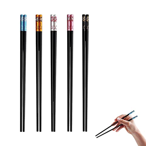 Set 5 Paia Bacchette In Vetroresina - Riutilizzabili, Antiscivolo, 24 Cm - Foto 3