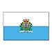 Produktbild Qualitäts Fahne Flagge San Marino 90 x 150 cm mit verstärktem Hissband