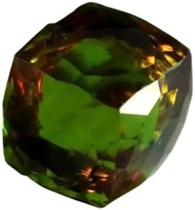 50 Ct Alexandrite Fancy Cube Cut Color Changing Natural Loose Gemstone for Jewellery