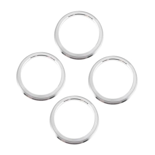Parliky 4 Piezas Anillos Centradores de Buje para Ruedas Adaptadores de Aleación de Aluminio de Resistentes al Calor y Duraderos para Coches