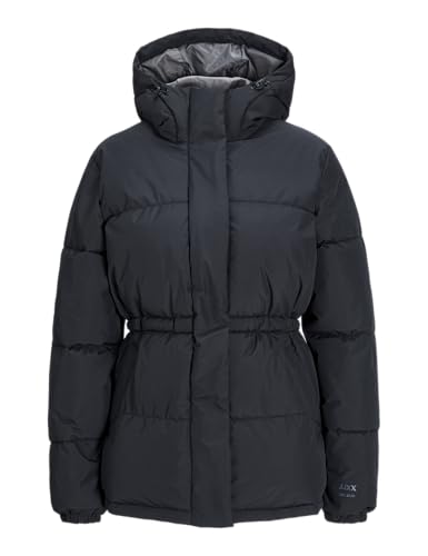 JJXX Jxworld Otw Act-Chaqueta Acolchada amortiguadora, Negro, M para Mujer