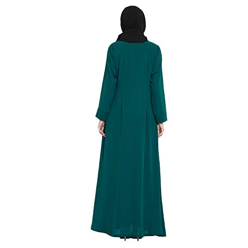 Image of Nabia Nida Matte Fabric Full Length Abaya Dress for Women