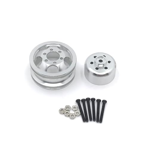 Pneu de jante en métal double RC pour réparer et surélever MN-77 - 5