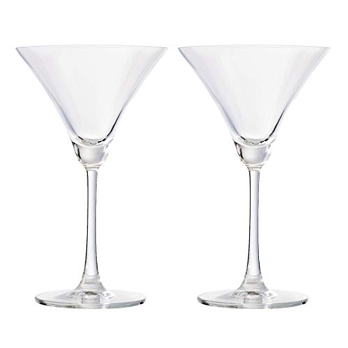 Ocean Madison Cocktail Glasses Set Of 2 Clear 285 Ml 015C1002 Martini Glass Coupe Glass Margarita Glass V-Shaped Glass Conical Glass