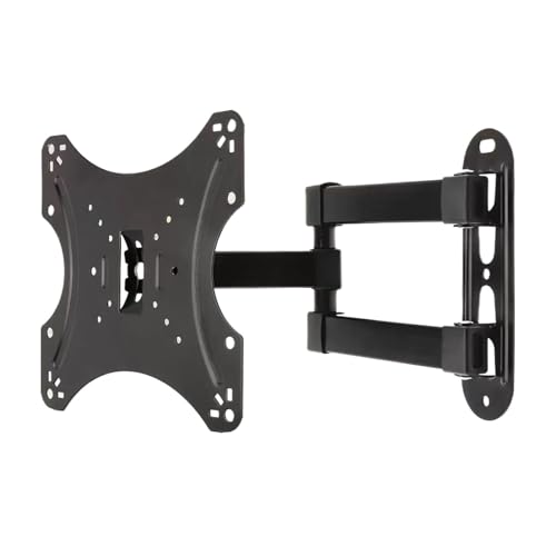 Support mural moniteur tv 14-42 bras articulé rotatif 25kg 117b