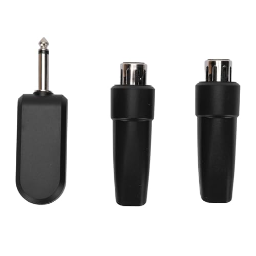 Sistema Inalámbrico de Micrófono UHF con Adaptador XLR, Transmisor y Receptor, Alcance de 90 pies, Retraso de 3 ms, 4-5 horas de batería recargable, para micrófonos dinámicos, mezcladores e instrumentos miniatura 6