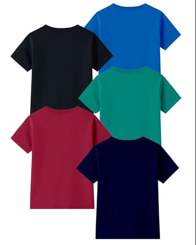 Image of Kuchipoo Boys Half Sleeves Regular Fit Cotton T-Shirt