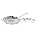 Cuisinart MCP22-30HCN MultiClad Pro Skillet with Helper and Cover, 12-Inch