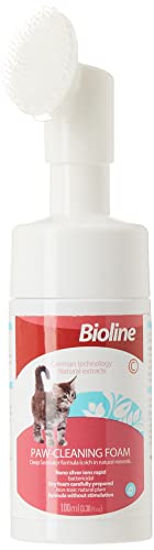 Bioline Paw-Cleaning Foam for Cats, Cats Paws Protector - 100ml (B073ZNBFXG) Amazon Price History, Amazon Price Tracker