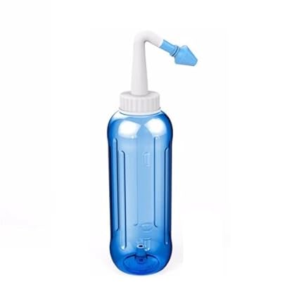 GlobalNiche 1Pc 500Ml Nasal Wash Neti Pot Sinus Nose Cleaner Bottle Nasal Irrigator Nasal Wash Pot Saline Children Baby Nose 500Ml