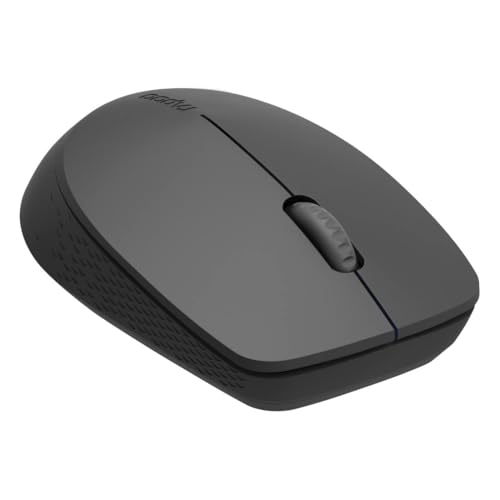 Rapoo M100 Silent kabellose Maus wireless Mouse 1300 DPI Sensor 9 Monate Batterielaufzeit leise Tasten ergonomisch für Links- und Rechtshänder PC & Mac - dunkelgrau