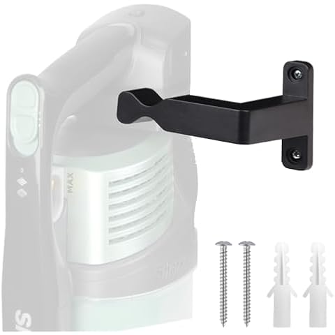 Wall Mount Holder for Shark IX141 IZ562H IZ682H IZ361H IZ462H IZ163H IZ363HT IZ483H Pet Cordless Stick Vacuum, Ultracyclone CH951 & Dyson V10 V11 V12 V15 Outsize Vacuum Storage Wall Hanger Hook Cover